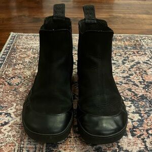 Groundies Sienna Black Slip-On Chelsea Style Boots